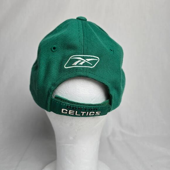 Reebok Boston Celtics Leprechaun Logo Hat NBA Green - Picture 11 of 12
